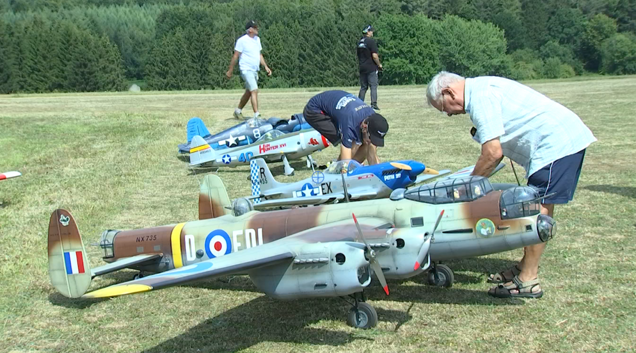 Bertrix : 55 pilotes présents au meeting du club d'aéromodélisme