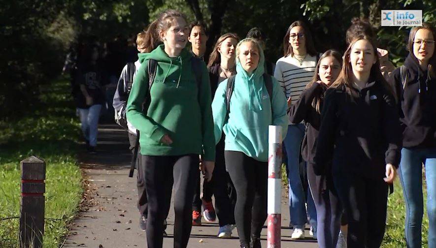 Bastogne : 1100 élèves de l'INDSé s'essaient à la mobilité douce