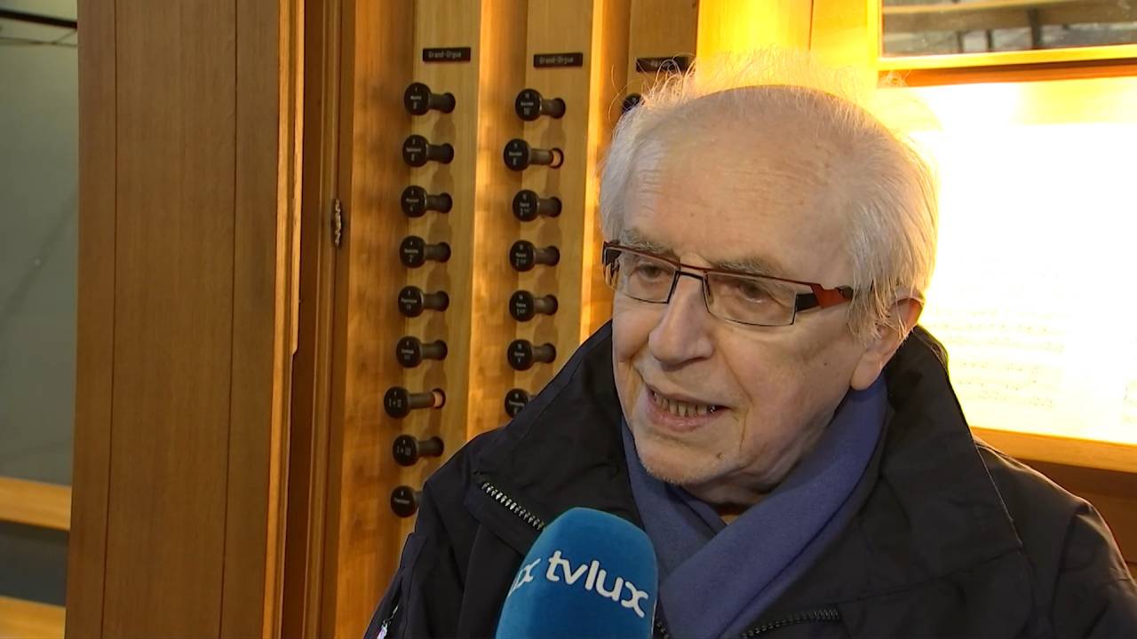 Agé de 80 ans, Firmin Decerf est l'organiste de l'église de Bastogne depuis 65 ans