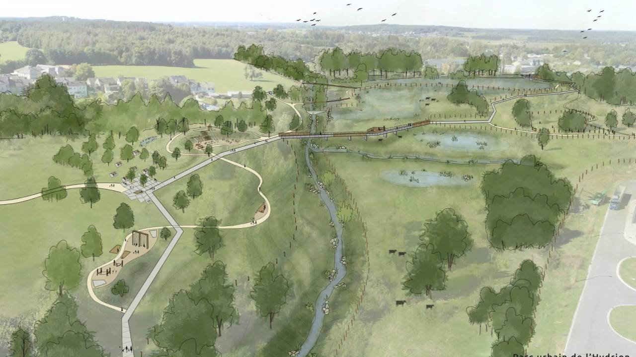 Arlon : voici à quoi ressemblera le futur parc urbain près de l'Hydrion