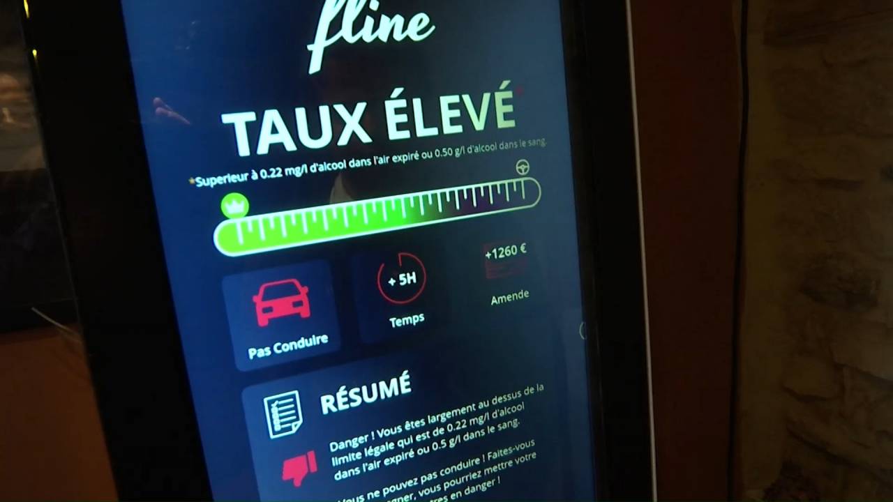 Des bornes éthylotest en libre service dans 6 établissements festifs durant le mois de novembre