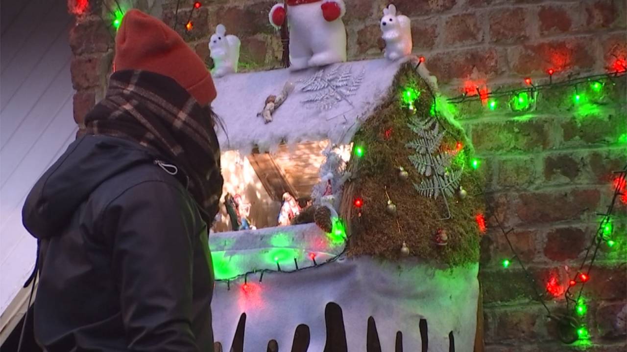 Fisenne illuminée de ses soixante crèches