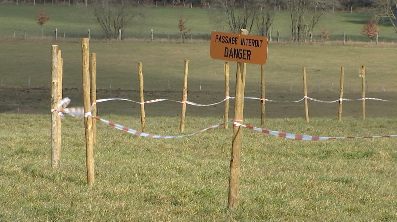 Vaux-sur-Sûre: des pièces d'une éolienne menacent de tomber, un périmètre de sécurité est installé