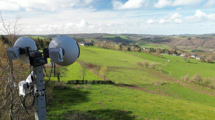 Le très haut débit disponible à Cielle, Halleux et Gênes grâce à une technologie "radio"