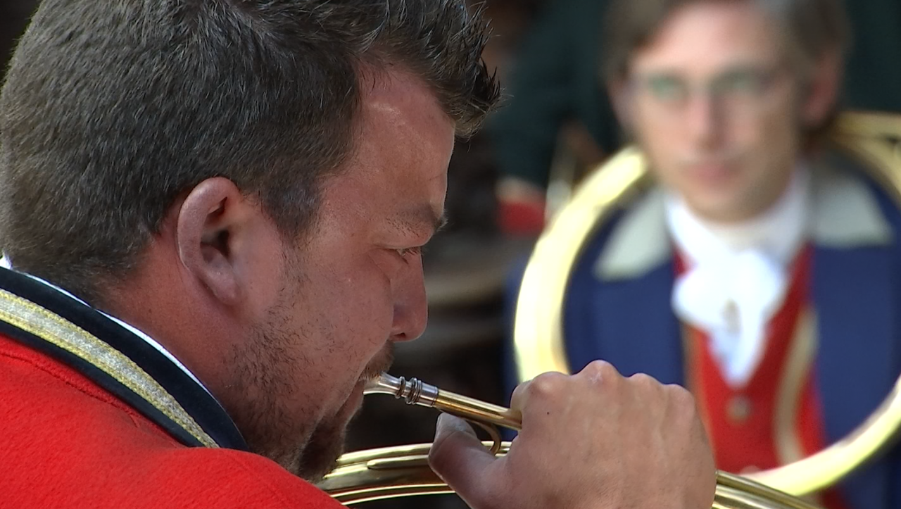 Les trompes de chasse ont résonné dans la basilique de Saint-Hubert lors d'un concours/concert