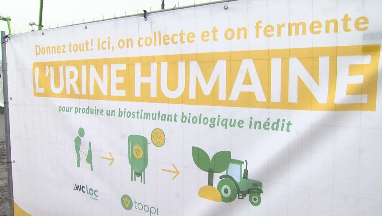 L'urine des visiteurs de la Foire agricole transformée en engrais 