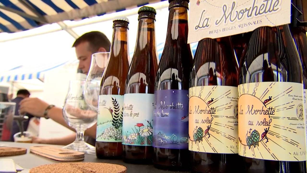 Les bières artisanales ont toujours la cote au marché wallon de Bastogne