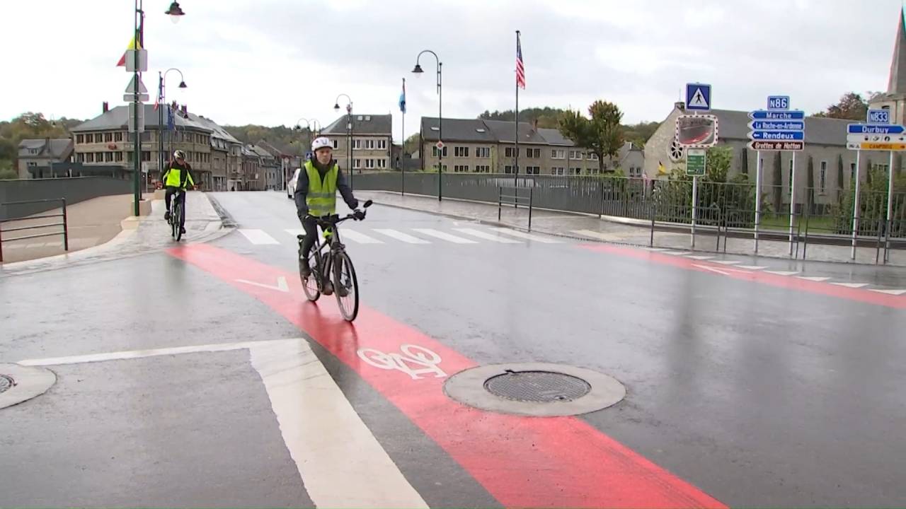 Hotton : le nouveau pont jugé dangereux par certains cyclistes