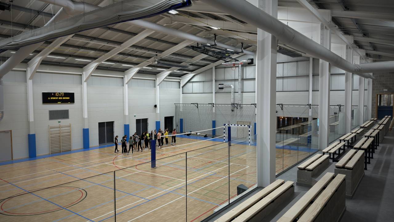 Nouveau complexe sportif des Doyards : les clubs de Vielsalm sont enfin dans leurs installations