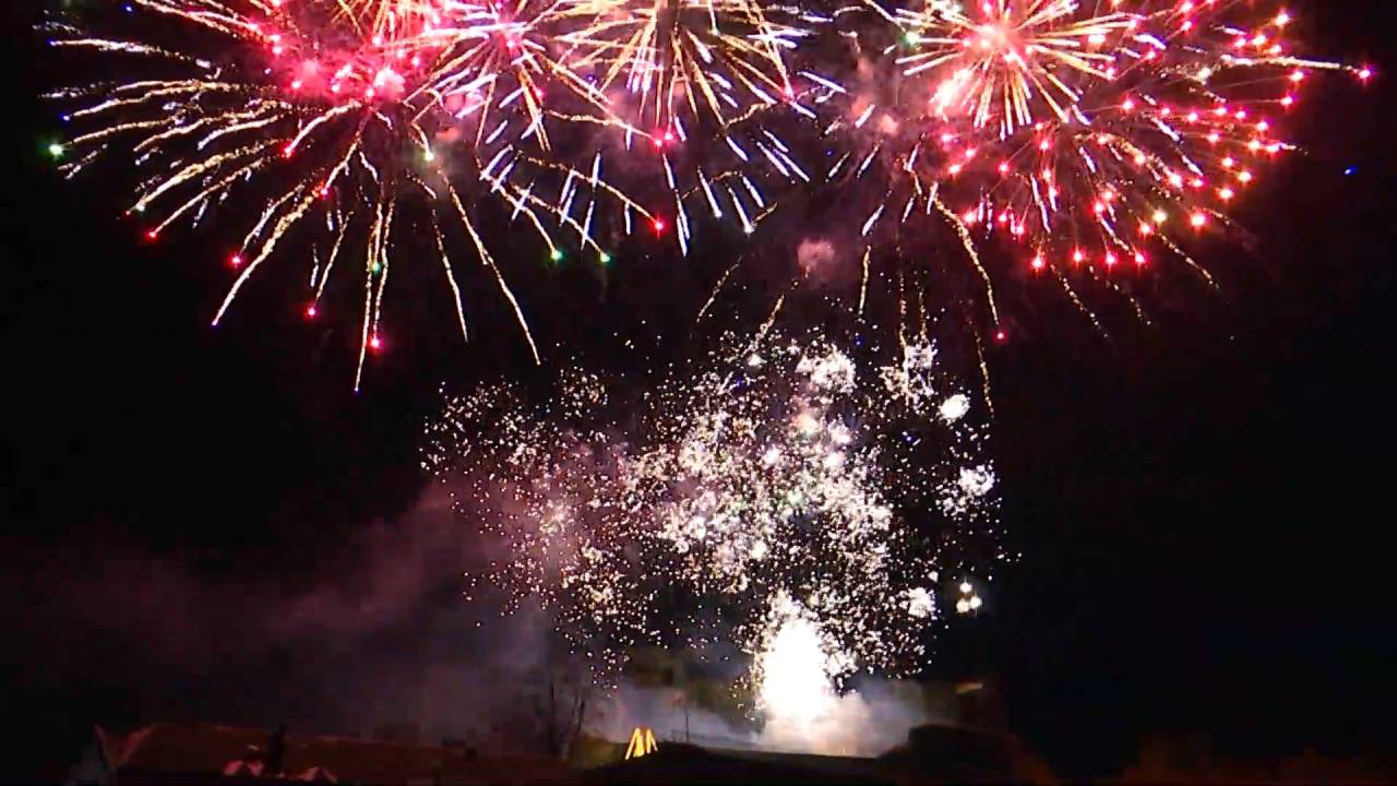 Le feu d'artifice "de Noël" à La Roche-en-Ardenne