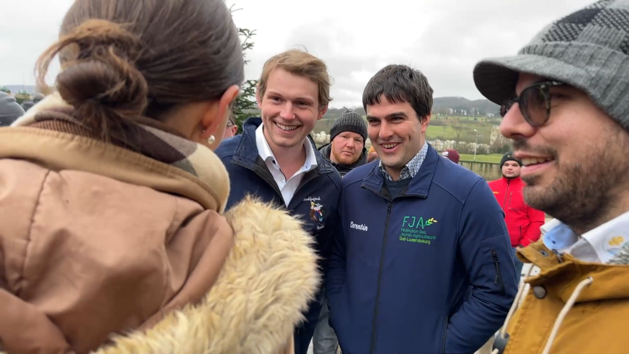 De jeunes agriculteurs belges, français, allemands et luxembourgeois se rencontrent à Schengen