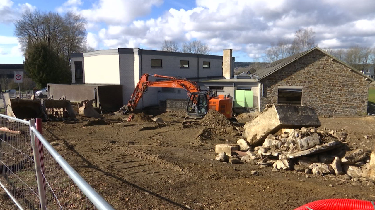 Tenneville : les travaux ont débuté à l'école de Champlon