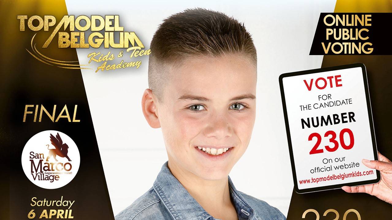 Tenneville : Mahé (11ans) va participer à la finale de Top Model Belgium Kids