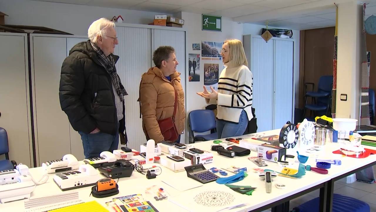 A Libramont, les bénéficiaires de la Ligue Braille découvrent les nouveaux outils