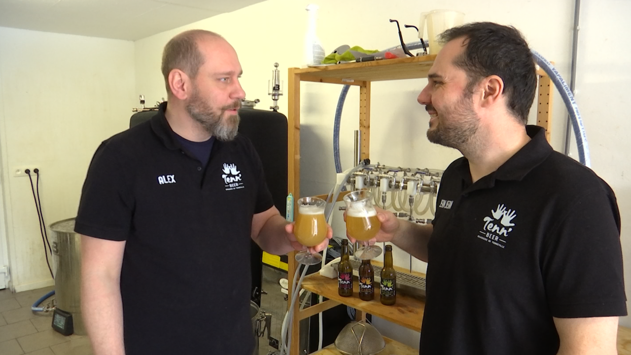 Alexandre et Jean-Marc, deux Tennevillois, ont créé la Tenn'Beer