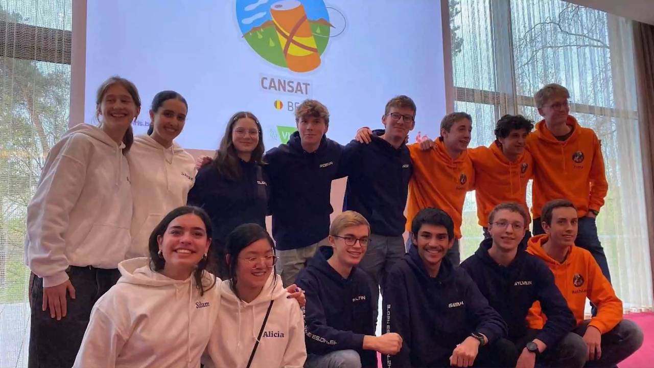 Des étudiants de l’inda ont remporté le concours Cansat Belgium