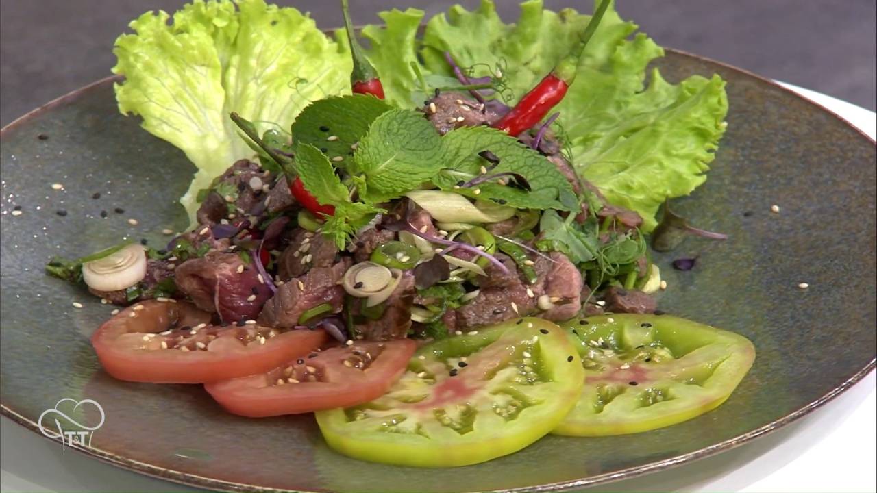 Salade de bœuf à la citronnelle