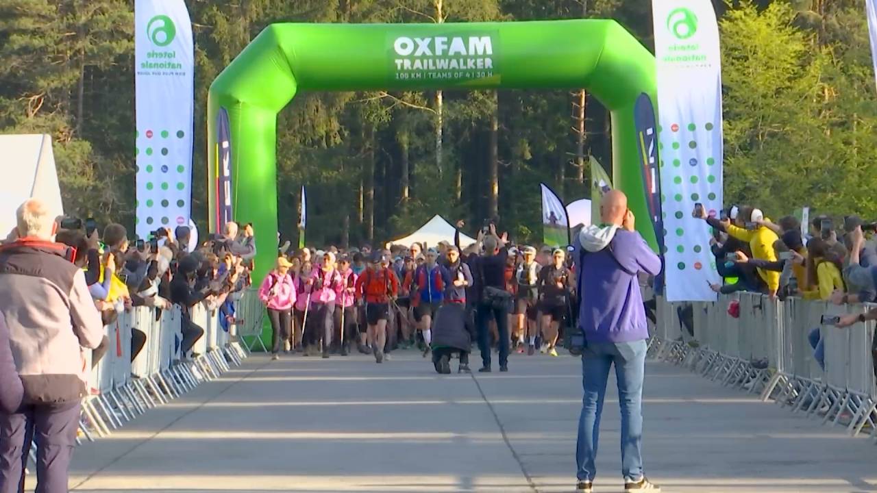 Oxfam Trailwalker : 1 000 coureurs doivent réaliser 100 Kms en moins de 30 heures