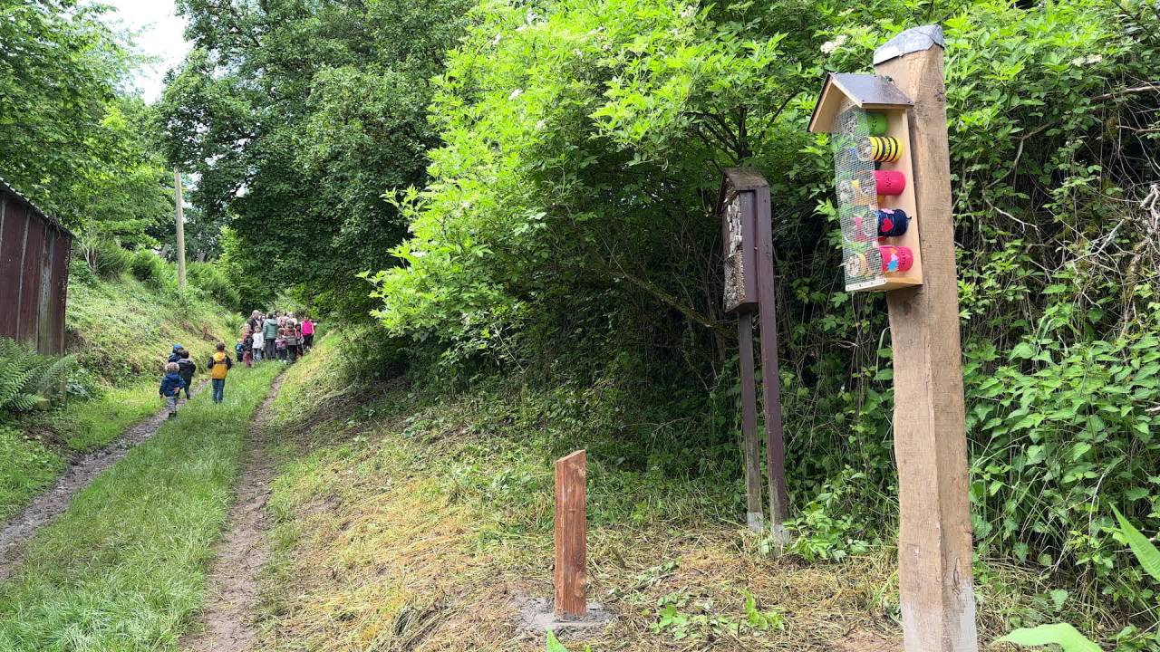 Fontenoille: le chemin de la Fischerulle réhabilité par les enfants