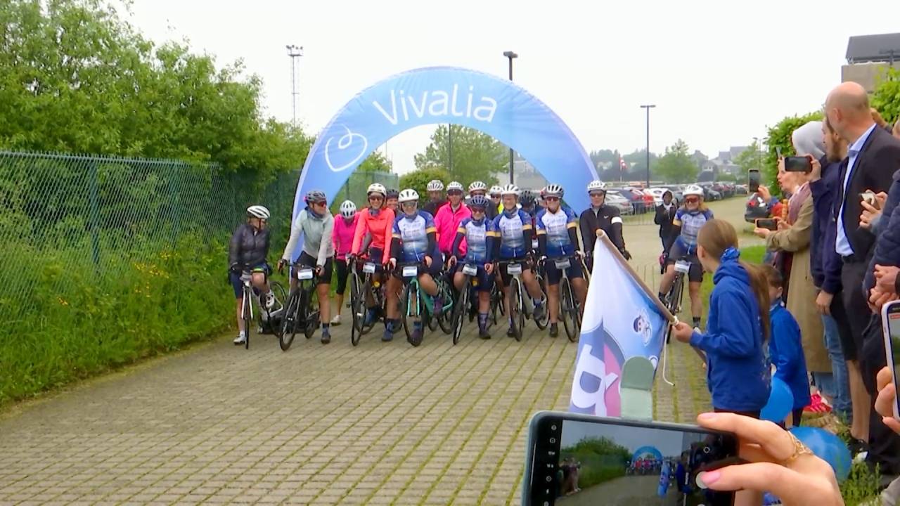 Les Bergeronnettes vont réaliser 419 Kms entre Arlon et Paris à vélo