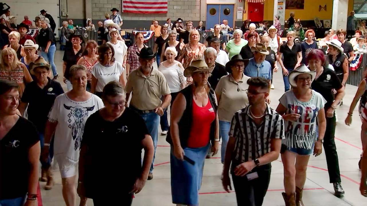 Le South Country Festival attire 600 danseurs à Bertrix