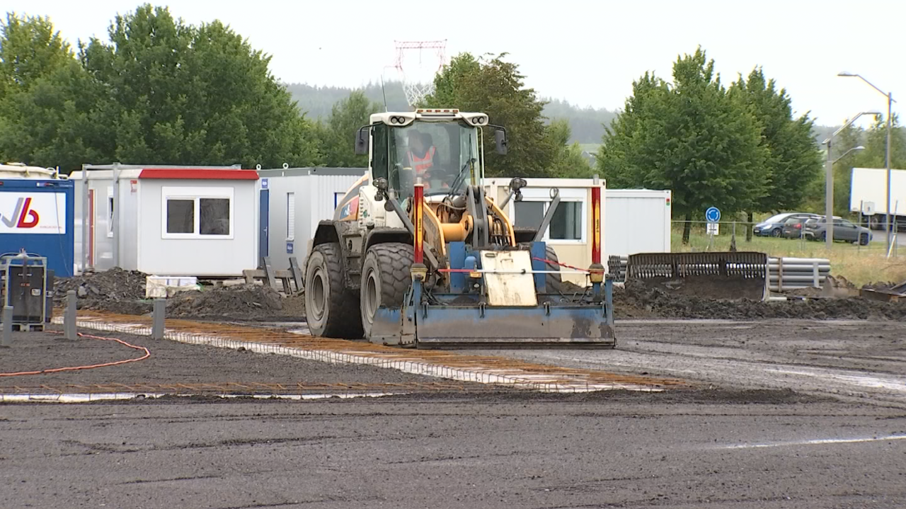 Les travaux ont débuté sur le site du futur centre de recyclage de Neufchâteau