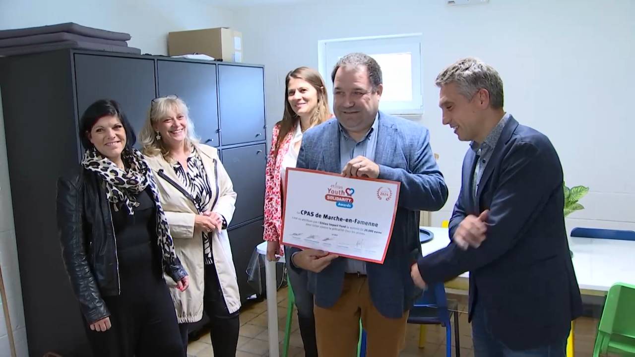 Le CPAS de Marche récompensé pour son projet envers les jeunes en difficulté