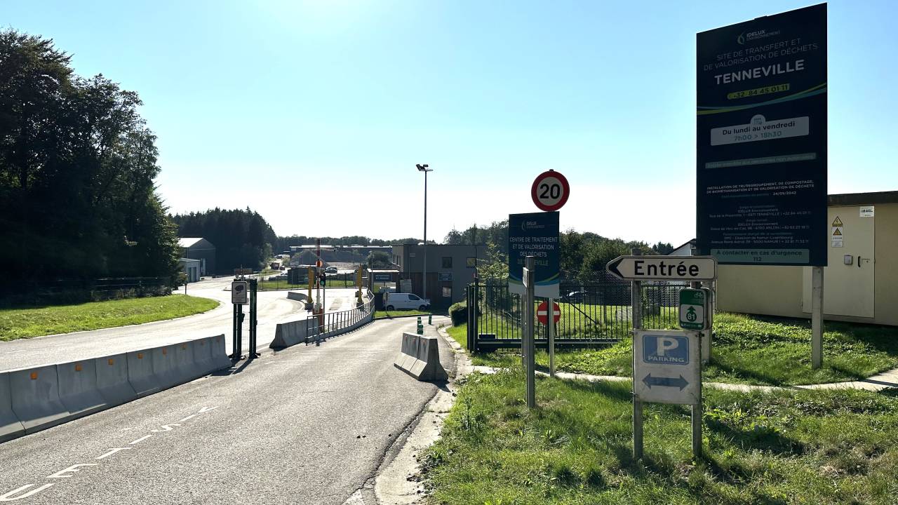Une grenade découverte au centre de traitement des déchets de Tenneville