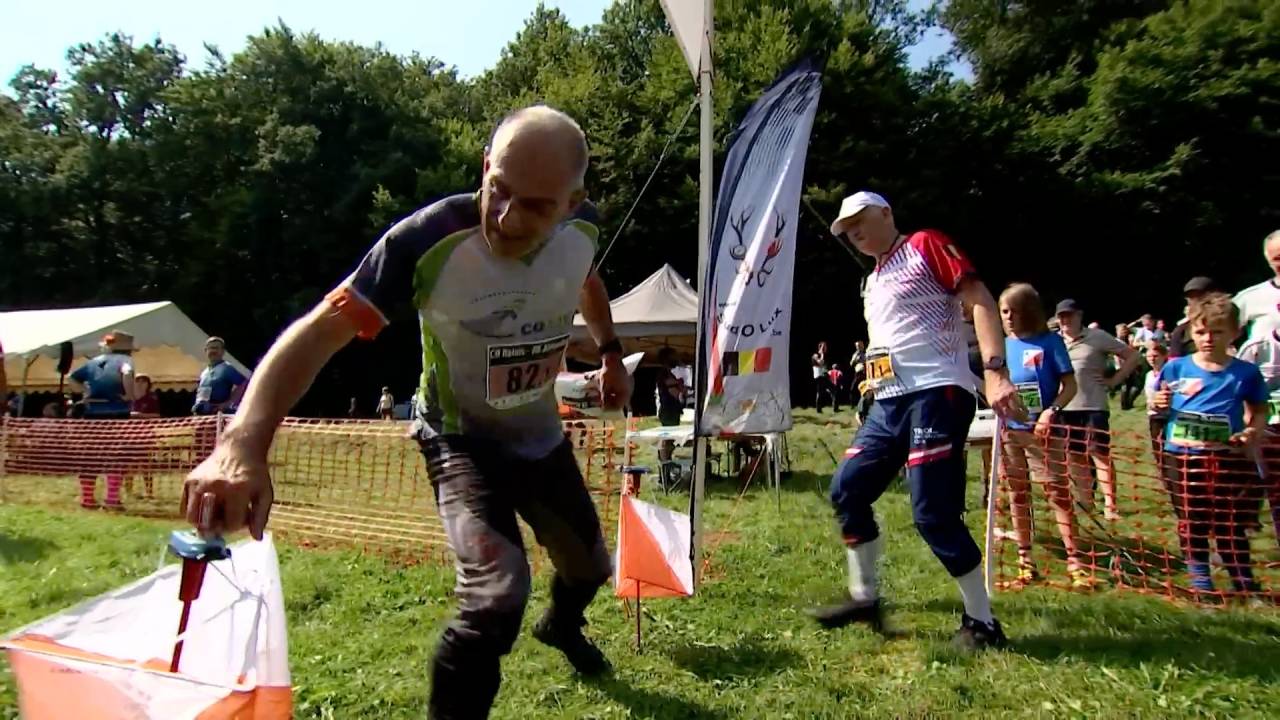 Virton : Les championnats de Belgique de course d'orientation en relais se déroulent à Rabais