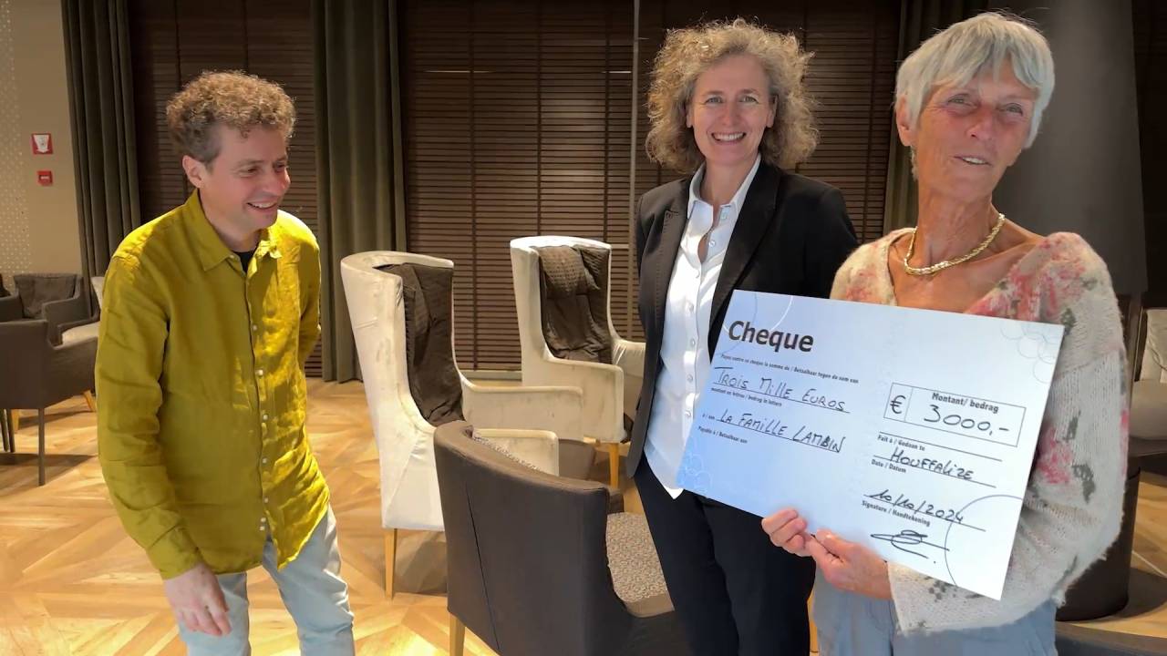 Houffalize: la vente des oeuvres de J. Lambin rapporte 3000 euros pour les Z'ateliers