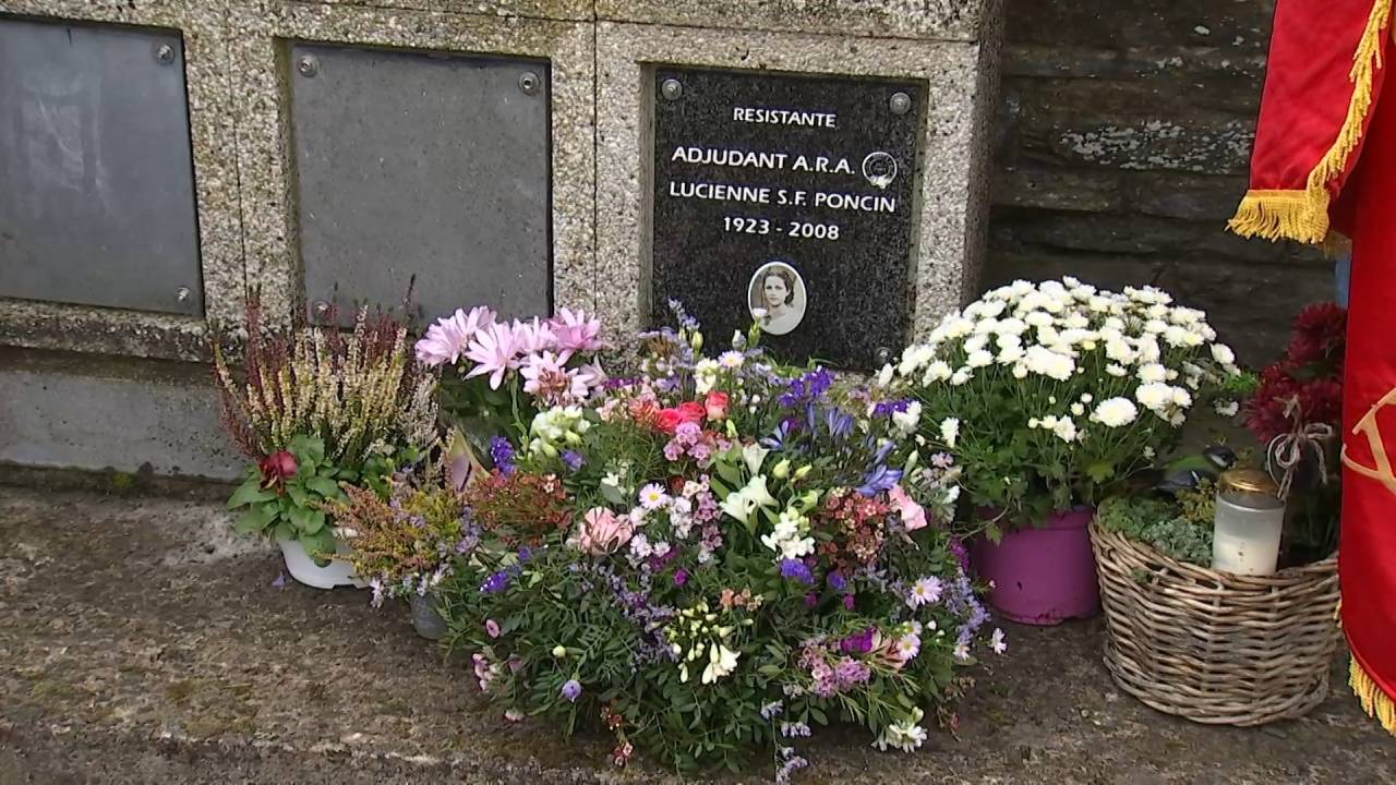 Les cendres de Lucienne Poncin, résistante en 40-45, de retour à Gouvy