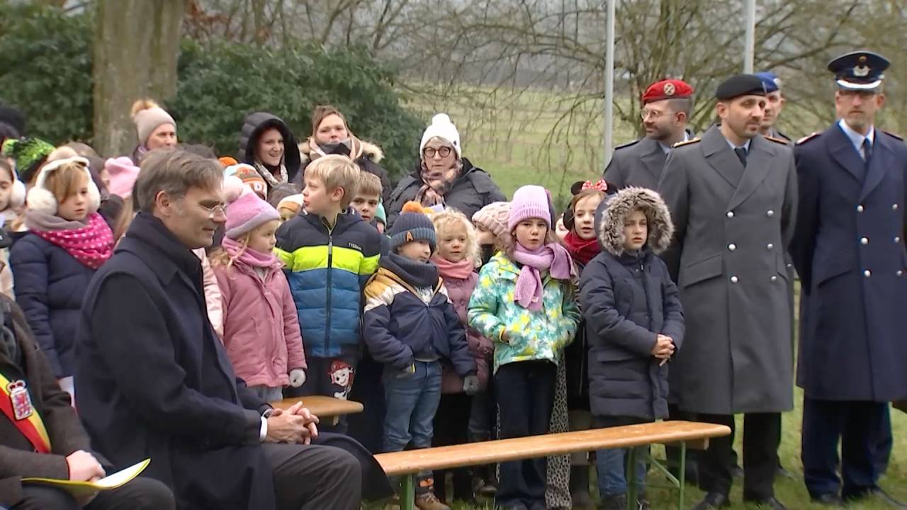 80e : la première commémoration s'est tenue au cimetière allemand de Recogne, un symbole de réconcilitation