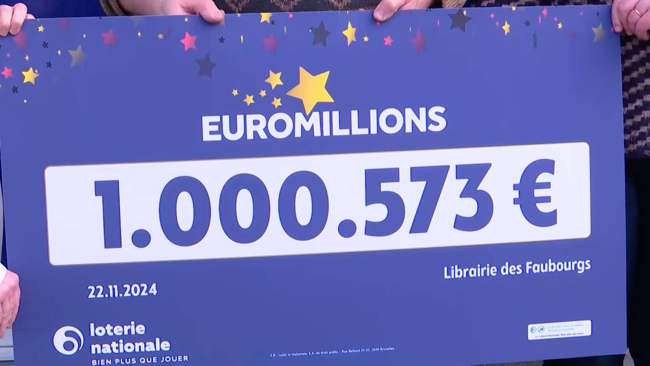 Grâce à l'Euromillions, 33 gagnants se partagent 1.000.573 euros à Arlon
