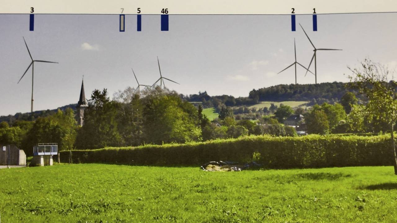 Tellin : un "non" du fonctionnaire-délégué au projet des sept éoliennes de 250 mètres