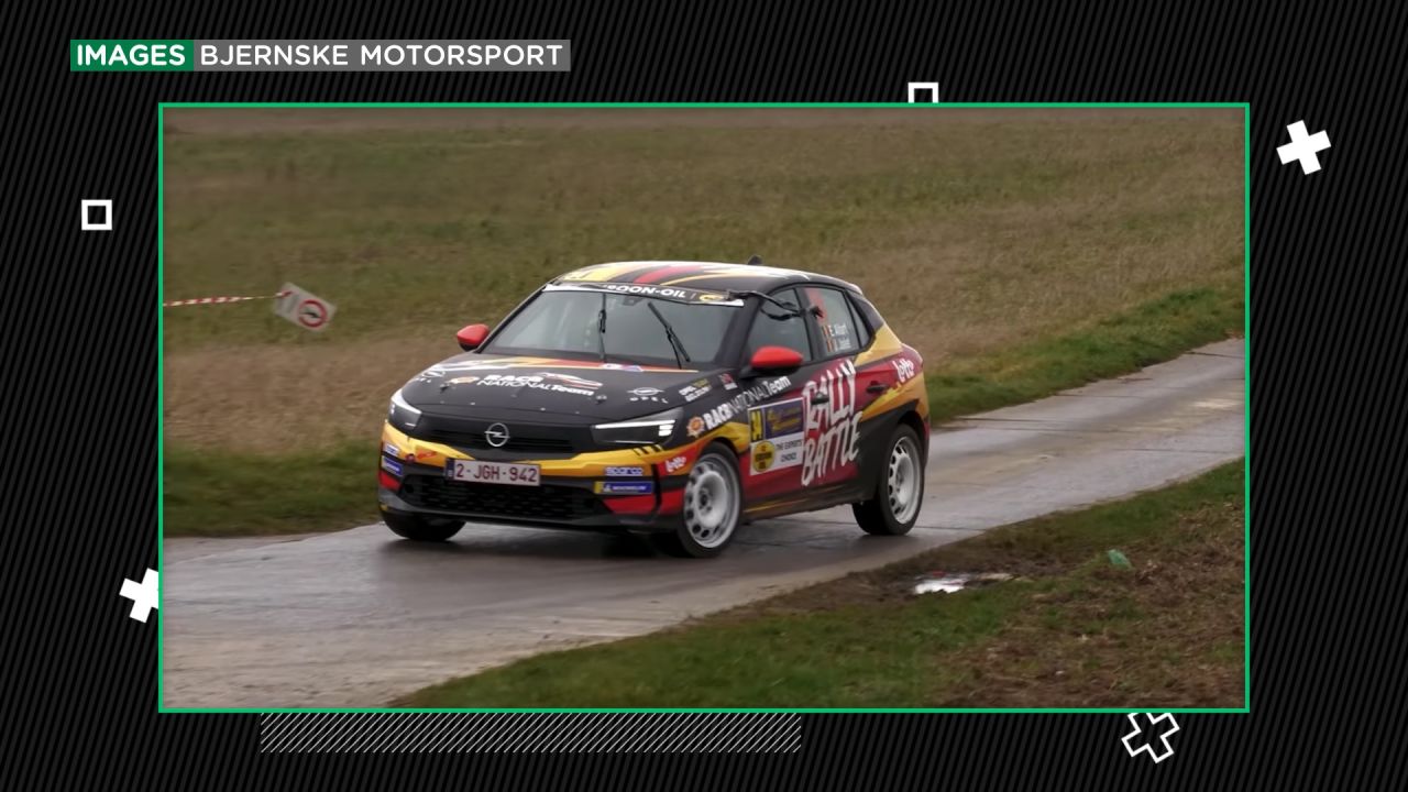 Emilien Allart brille pour sa première en championnat de Belgique des rallyes