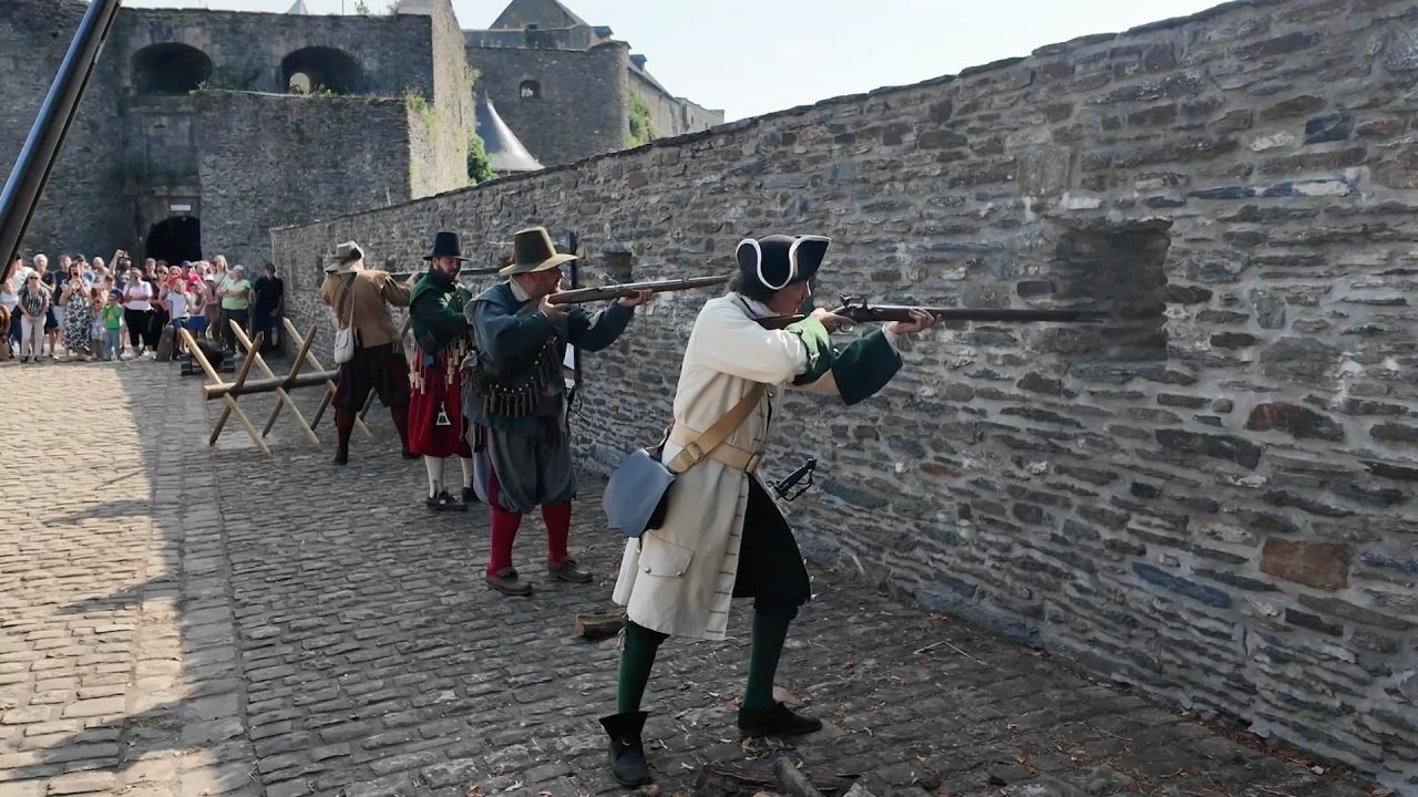 Le temps d'un week-end, le château de Bouillon a replongé les visiteurs au temps des mousquetaires