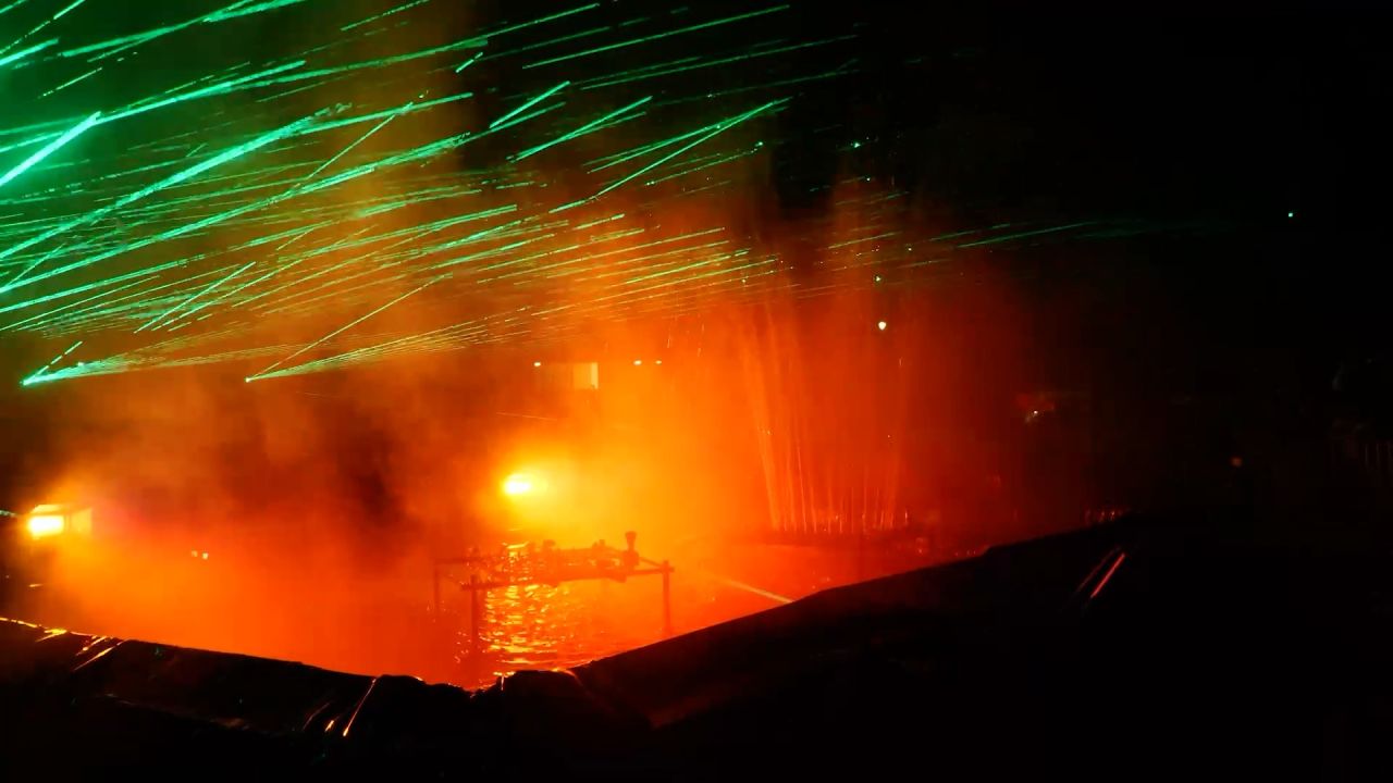 À Vielsalm, lasers et jets d’eau ont remplacé le traditionnel feu d’artifice