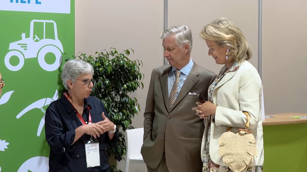 Le roi et la reine ont visité la Foire agricole de Libramont en plein préparatifs