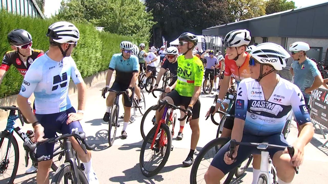 140 cyclistes contre la maladie de Charcot