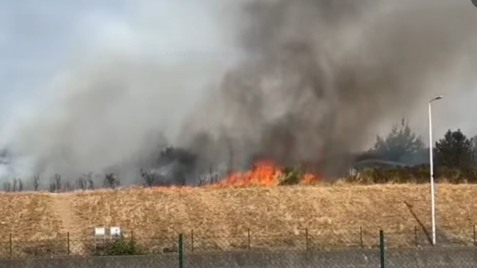 Incendie sur la E25: autoroute fermée à Mabompré en direction de Luxembourg