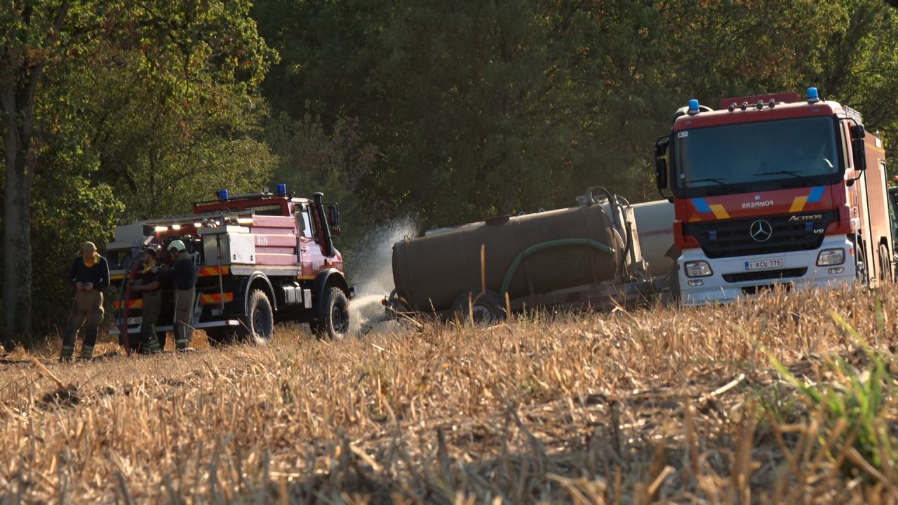 Retour sur l'incendie qui a ravagé plus de 30 hectares à Wellin