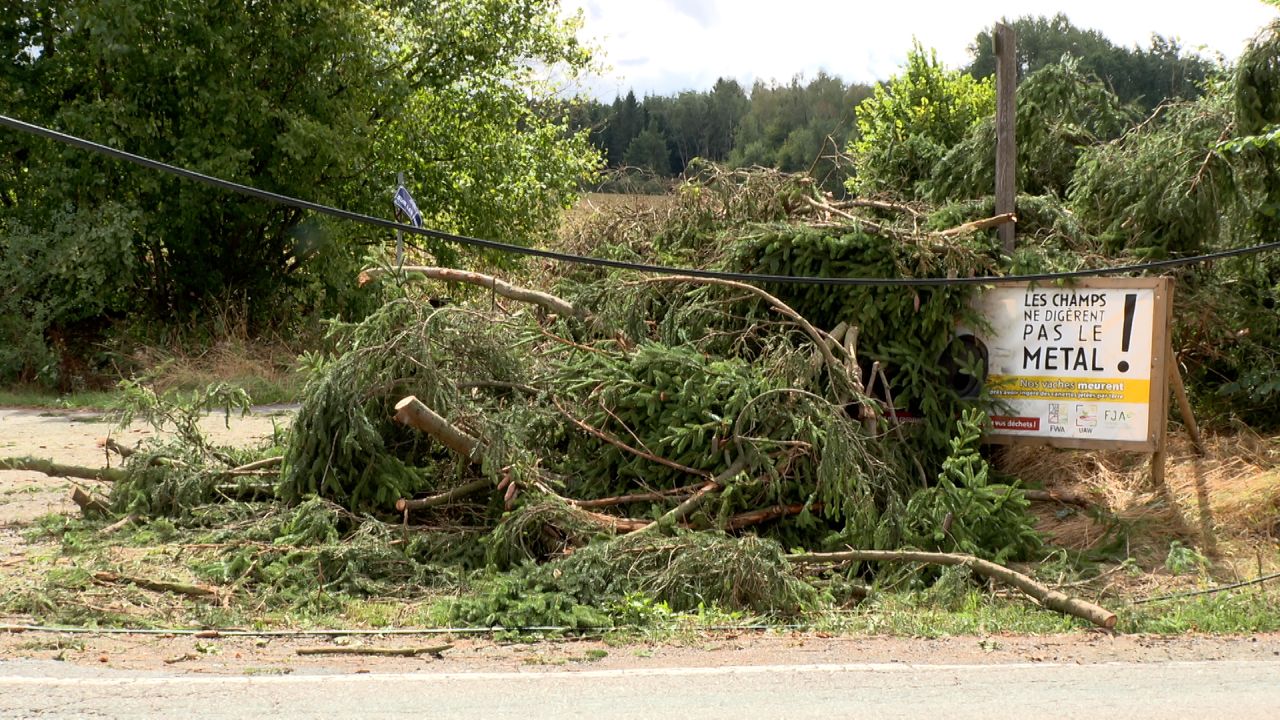Quelle est la nature de la tempête qui a frappé le nord de la province ?