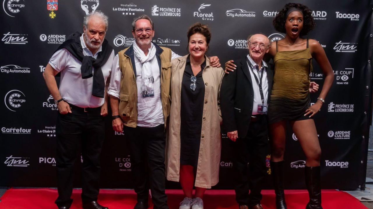 La Roche : Raphaël Mezrahi, Renaud Rutten, Michel Crémaès à la ReA Short Film Festival