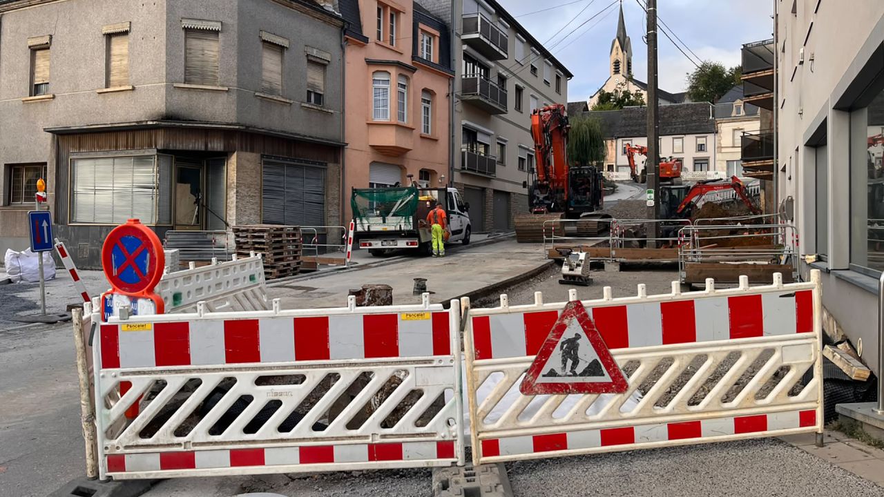 Nouvelle phase pour les travaux de Messancy