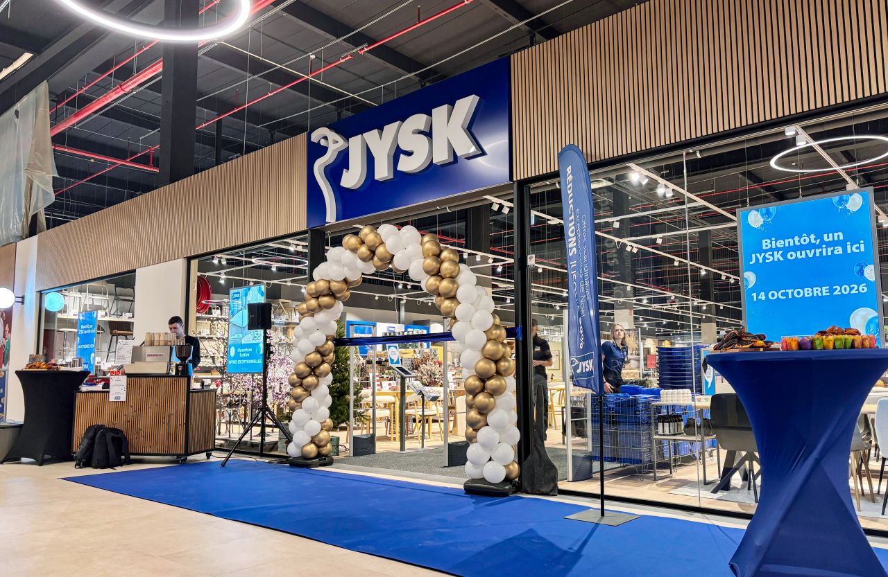JYSK ouvre son troisième magasin dans la province et aggrandit l'offre de l'ancien Cora de Messancy