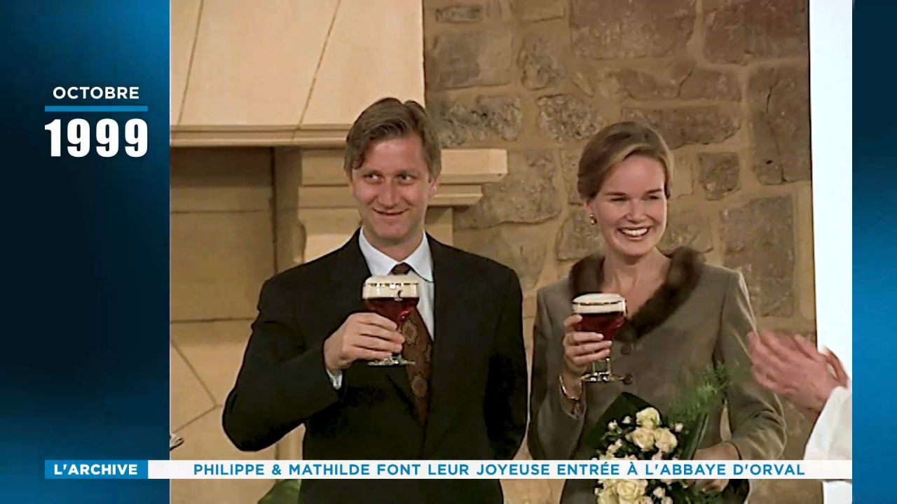 L’Archive de la rédaction: quand Philippe et Mathilde faisaient leur Joyeuse Entrée à l’abbaye d’Orval
