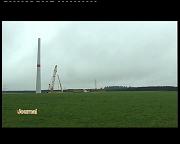 DEBUT DE LA CONSTRUCTION DES EOLIENNES