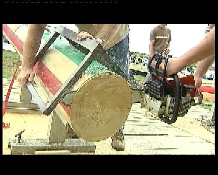 FOIRE DE LIBRAMONT FORET CONCOURS DE BUCHERONNAGE