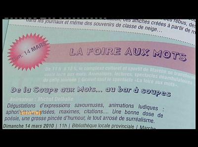 MARCHE CP MARCHE VILLE DES MOTS 2010