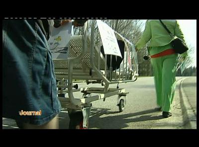 BERTRIX : LA CLAIRIERE DEPART DU LIT PSYCHIATRIQUE